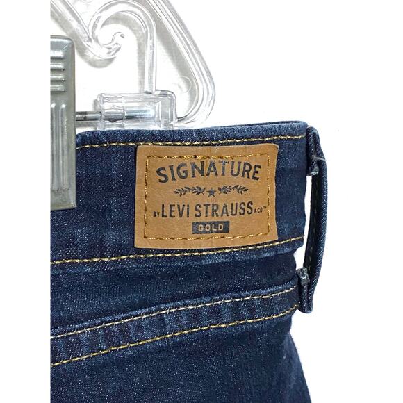 Signature Levi Strauss Gold Mid Rise Bootcut Jeans Womens 38x30.5 Western Casual - Picture 5 of 8